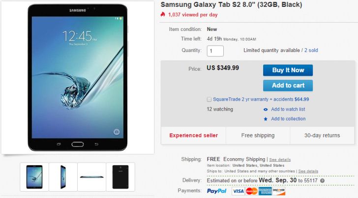 Fotografía - [Offre Alerte] obtenir le nouveau Samsung Galaxy Tab 8,0 S2 Pour 349,99 $ (50 $ de rabais)